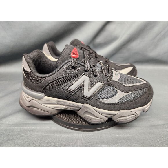 New Balance Boys 9060 Sneakers PC9060BK Suede Black Grey Size 11 NEW NO BOX! - Picture 9 of 11